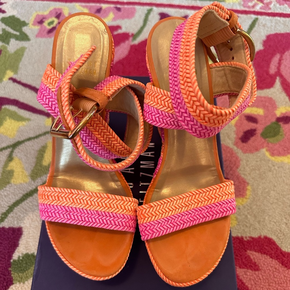 Stuart Weitzman Encore Sherbert Laniard Size 6.5